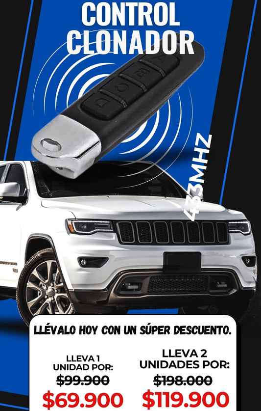 Duplicador de control remoto garage