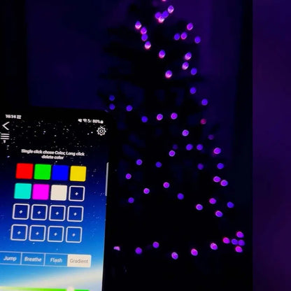 Luces de navidad con colores unicos